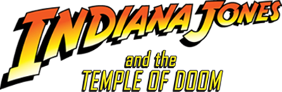 Indiana Jones & the Temple of Doom logo for ZX Spectrum